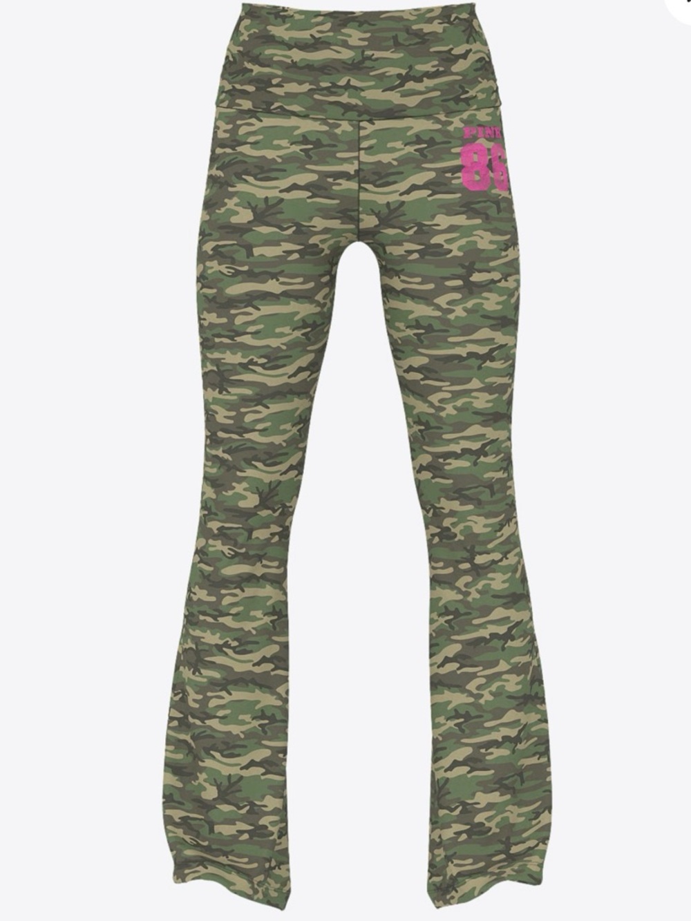 PINK Victoria's Secret Green Camouflage Leggings